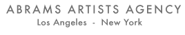 abrams artists logo text